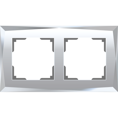 WERKEL WL08-Frame-02/Рамка на 2 поста (зеркальный) a045796 W0021220