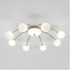 Светильник подвесной SAPFIR SPFD-8766 БРОНЗА 8+1/G9+LED/40W+LED 4000-4500K (2 коробки 1артикул) 22-12