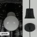 Светильник подвесной SPFD-47328 ЧЕРНЫЙ РОТАНГ ` D350*350/H1000/1/E27/30W черный провод, без ламп RATTAN WABI-SABI