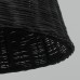 Светильник подвесной SPFD-47330 ЧЕРНЫЙ РОТАНГ D600*590/H1000/1/E27/30W черный провод, без ламп RATTANWOOD