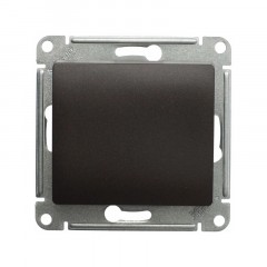 GSL000811 Выключатель 1-клавишный Schneider Electric GLOSSA, скрытый монтаж, шоколад