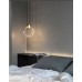 Светильник DZN-64626 ЗОЛОТАЯ БРОНЗА ` D160/H1500/1/LED/.W/4000K акриловый диск 160мм с пузырьками 25-04