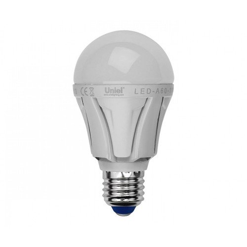 LED-A60-11W/NW/E27/FR/DIM PLP01WH Лампа светодиодная диммируемая. Форма "A", матовая. Серия Palazzo.