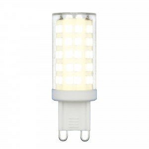LED-JCD-9W/4000K/G9/CL GLZ09TR Лампа светодиодная, прозрачная. Белый свет (4000К). ТМ Uniel. RSP
