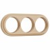 WERKEL Legend WL15-frame-03 /  Рамка на 3 поста (светлый бук) a037246 W0035224