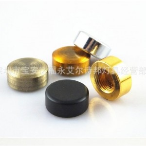 Гайка декоративная М10 (бронза) цилиндр для люстры D15/H6мм, (цена за 1 из уп. по 10), SPFR515