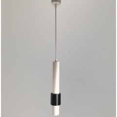 Светильник 1591/1 BK WT WHITE/БЕЛЫЙ+ЧЕРНОЕ КОЛЬЦО 1/GU10/50W SPF13-1
