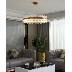 Светильник подвесной SAPFIR SPF-8847 БРОНЗА ОЛИВКОВЫЙ D580/H200/1/LED/58W/4500K FROST 23-01