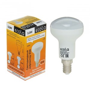 Ecola Light Reflector R50 LED  5,0W 220V E14 4200K 85x50