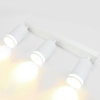 Спот на основании GWL-3GU10-M-IP20 Тройной Белый С боковым рассеивателем Башня