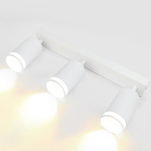 Спот на основании GWL-3GU10-M-IP20 Тройной Белый С боковым рассеивателем Башня