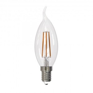 РАСПРОДАЖА LED-CW35-11W/4000K/E14/CL PLS02WH Лампа светод. Форма "свеча на ветру", прозрачная. Серия