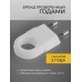 Вилка разборная General GRV-P-10-FE-W-IP20, 10А, плоская с ушком, б/з, белая, IP20, 1/50/400
