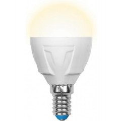 Лампа cветод LED-G45-6W/NW/E14/FR/DIM PLP01WH диммирUniel