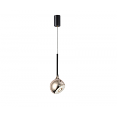 07529-1A,33 Подвес Тимо золото d12 h165 Led 8W (4000K) с лифтом