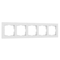 WERKEL W0052401/ Рамка на 5 постов (белый)