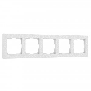 WERKEL W0052401/ Рамка на 5 постов (белый)