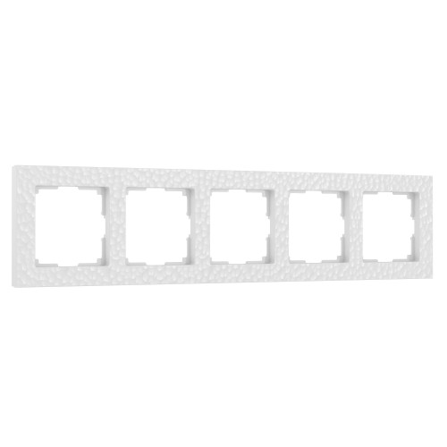 WERKEL W0052401/ Рамка на 5 постов (белый)