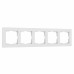 WERKEL W0052401/ Рамка на 5 постов (белый)