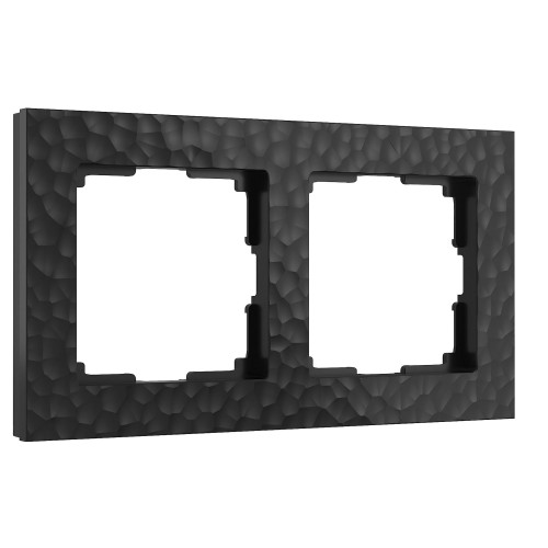 WERKEL W0022408/ Рамка на 2 поста (черный)