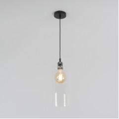 Светильник подвесной SAPFIR SPFD-8907 ЧЕРНЫЙ D140/H1000/1/E27/10W без ламп LOFT