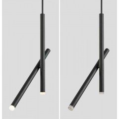 Светильник DZN-5728 ЧЕРНЫЙ D450*450/H750/2/LED/10W/4500K