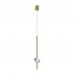 Светильник подвесной ElegantLight DZN-8345 БРОНЗА ` D100/H2000/1/G4/6W 24-08 (1шт из 3шт в кор,)