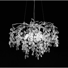 Светильник DZN-4453 ХРОМ/ПРОЗРАЧНЫЙ D600*450/H1500/7/E14/40W 24-12