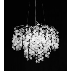 Светильник DZN-4455 ХРОМ МАТОВЫЙ+ПРОЗРАЧНЫЙ