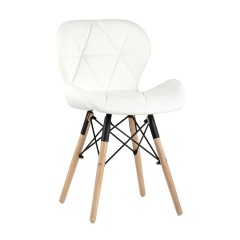 Стул Бон экокожа белый