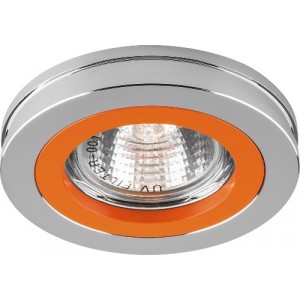 Светильник DL212 хром/оранжевый MR16