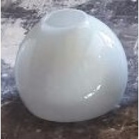 Плафон E27 "Полушар" мол. ГС-519 белый глянец, под Е27 (без резьбы). D90 X H90 (1/20) SPFR19