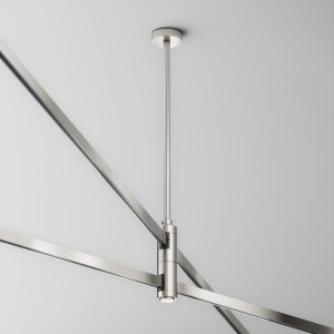 Крепление потолочное двойное 300мм "Flarity" платина