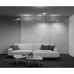 Трековый светильник Plato Flarity 4000K 10Вт 120° платина