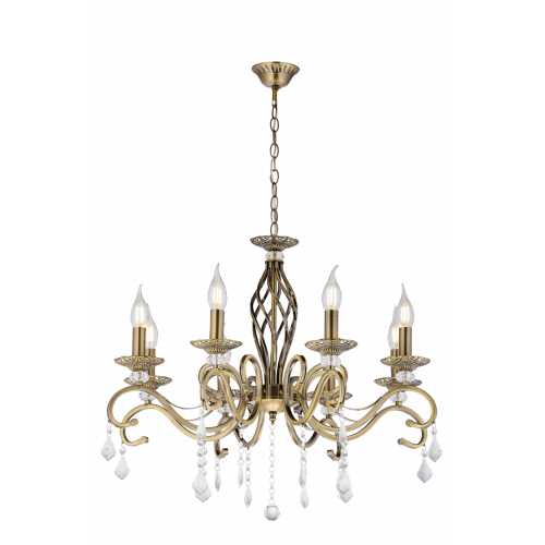 Светильник SFS 1208/8 AB D680/H780-560/8/E14/60W БРОНЗА (1) RSP