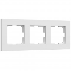 WERKEL Рамка на 3 поста Slab (белый матовый) a062796 W0032961