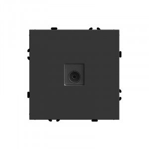 Розетка телевизионная 1-местная (механизм), STEKKER, 75 Ом, 5-862МГц, серия Эмили, RST00-5108-05