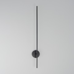 Настенный светильник Minimal 05.1 (Черный, D10x80 cm, 3000K, Металл, 16W 4327 RSP