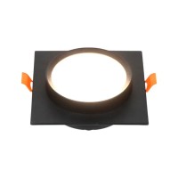 Встраиваемый светильник General GCL-GX53-H38 Бинар Квадратный Черный