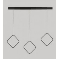 Светильник подвесной SPFD-4542 ЧЕРНЫЙ D550*50/H1500/3/LED/36W 3000-6500K RIIM