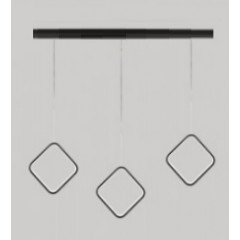 Светильник подвесной SPFD-4542 ЧЕРНЫЙ D550*50/H1500/3/LED/36W 3000-6500K RIIM