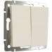 WERKEL W1120062 Выключатель двухклавишный (айвори матовый)