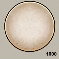 Светильник DZN-15826 ЧЕРНЫЙ D1000/H40/1/LED/38W/4500K COSMOS-MOON 24-03