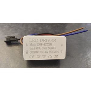 Драйвер LED DRIVER (8-12W)*1 280mA SPFR38210