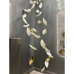 Светильник-инсталляция DZN-64570 ЗОЛОТО + БЕЛЫЙ