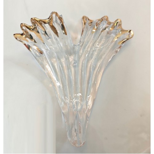 Декоративный элемент для инсталляции ПРОЗРАЧНЫЙ+ЗОЛОТО ` D150*150mm с отв центре, для серии STYLEONE SPFR114738 (1/16)