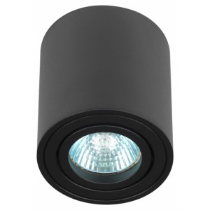 Светильник настенно-потолочный спот ЭРА OL21 BK MR16/GU10, черный, поворотный