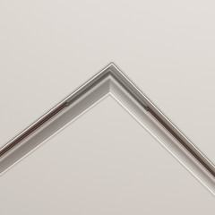 Коннектор угловой Exility встраиваемый под ГКЛ 12.5мм, белый TRACL034-42W-R