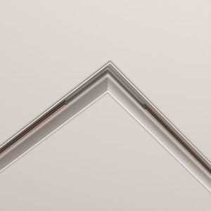 Коннектор угловой Exility встраиваемый под ГКЛ 12.5мм, белый TRACL034-42W-R