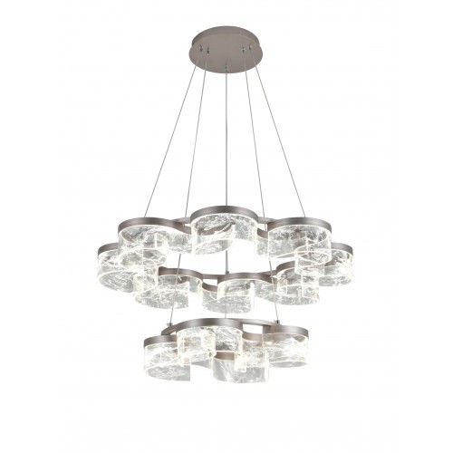 3450/8+4 BRUSHED GREY (1) Люстра (RL)